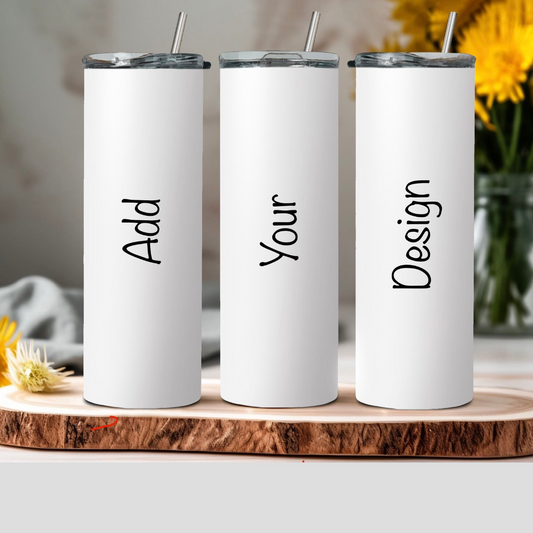 Personalized Stainless Steel Skinny Tumbler – Custom Insulated Travel Cup - Canada