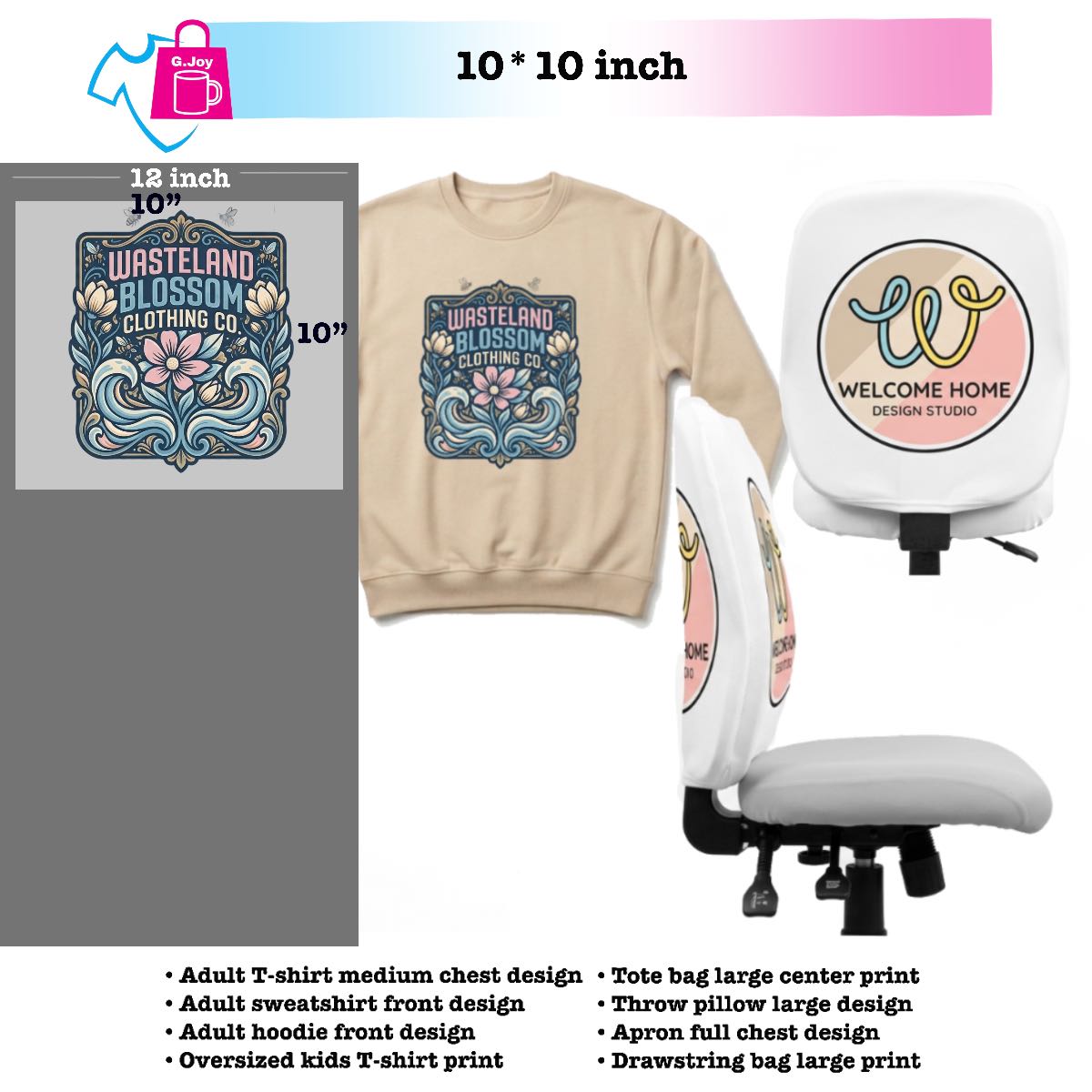 DTF Transfer By Size