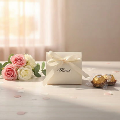 Rose Ball Thank you Card- Medium - Scented Candle