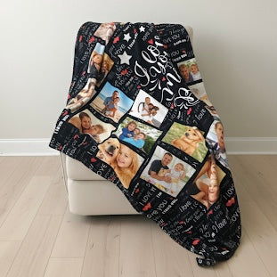 Personalized Blanket Only - I Love You To The Moon