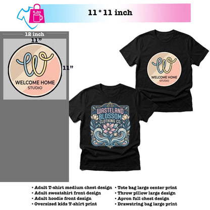 DTF Transfer By Size