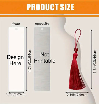 Personalized Gift bundle-Metal Bookmark and Storage Bag