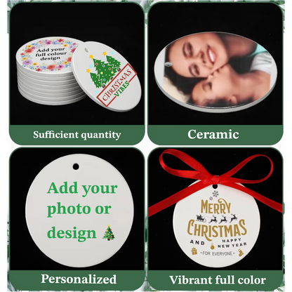 Personalized Ceramic ornaments