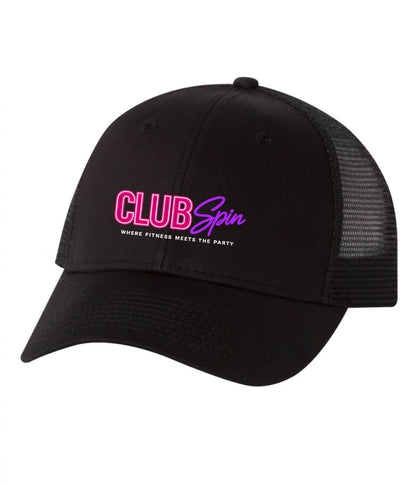 Black Trucker Hat design #4