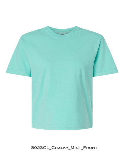 Customized Women's Garment-Dyed Heavyweight Boxy T-Shirt - Comfort Colors 3023CL
