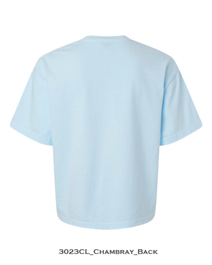 Customized Women's Garment-Dyed Heavyweight Boxy T-Shirt - Comfort Colors 3023CL