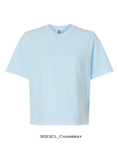 Customized Women's Garment-Dyed Heavyweight Boxy T-Shirt - Comfort Colors 3023CL