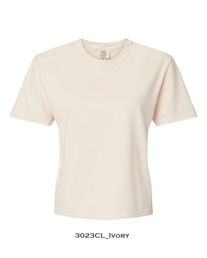 Customized Women's Garment-Dyed Heavyweight Boxy T-Shirt - Comfort Colors 3023CL