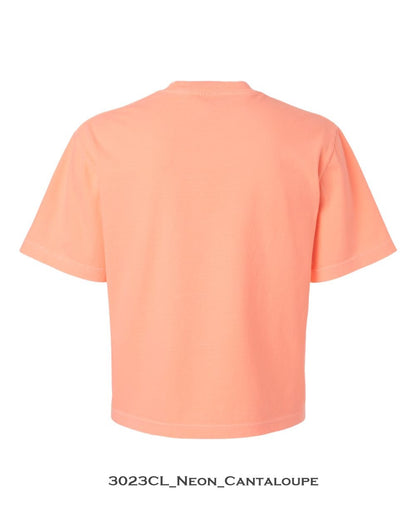 Customized Women's Garment-Dyed Heavyweight Boxy T-Shirt - Comfort Colors 3023CL