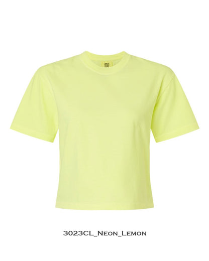 Customized Women's Garment-Dyed Heavyweight Boxy T-Shirt - Comfort Colors 3023CL