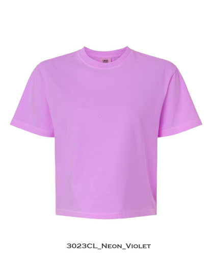Customized Women's Garment-Dyed Heavyweight Boxy T-Shirt - Comfort Colors 3023CL