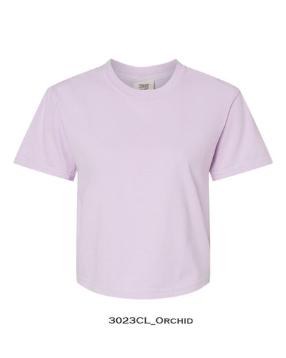 Customized Women's Garment-Dyed Heavyweight Boxy T-Shirt - Comfort Colors 3023CL