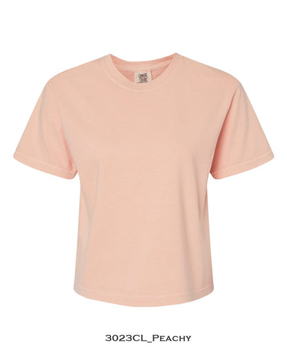 Customized Women's Garment-Dyed Heavyweight Boxy T-Shirt - Comfort Colors 3023CL