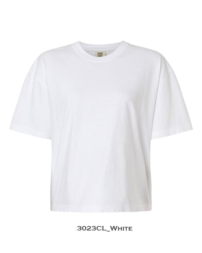 Customized Women's Garment-Dyed Heavyweight Boxy T-Shirt - Comfort Colors 3023CL