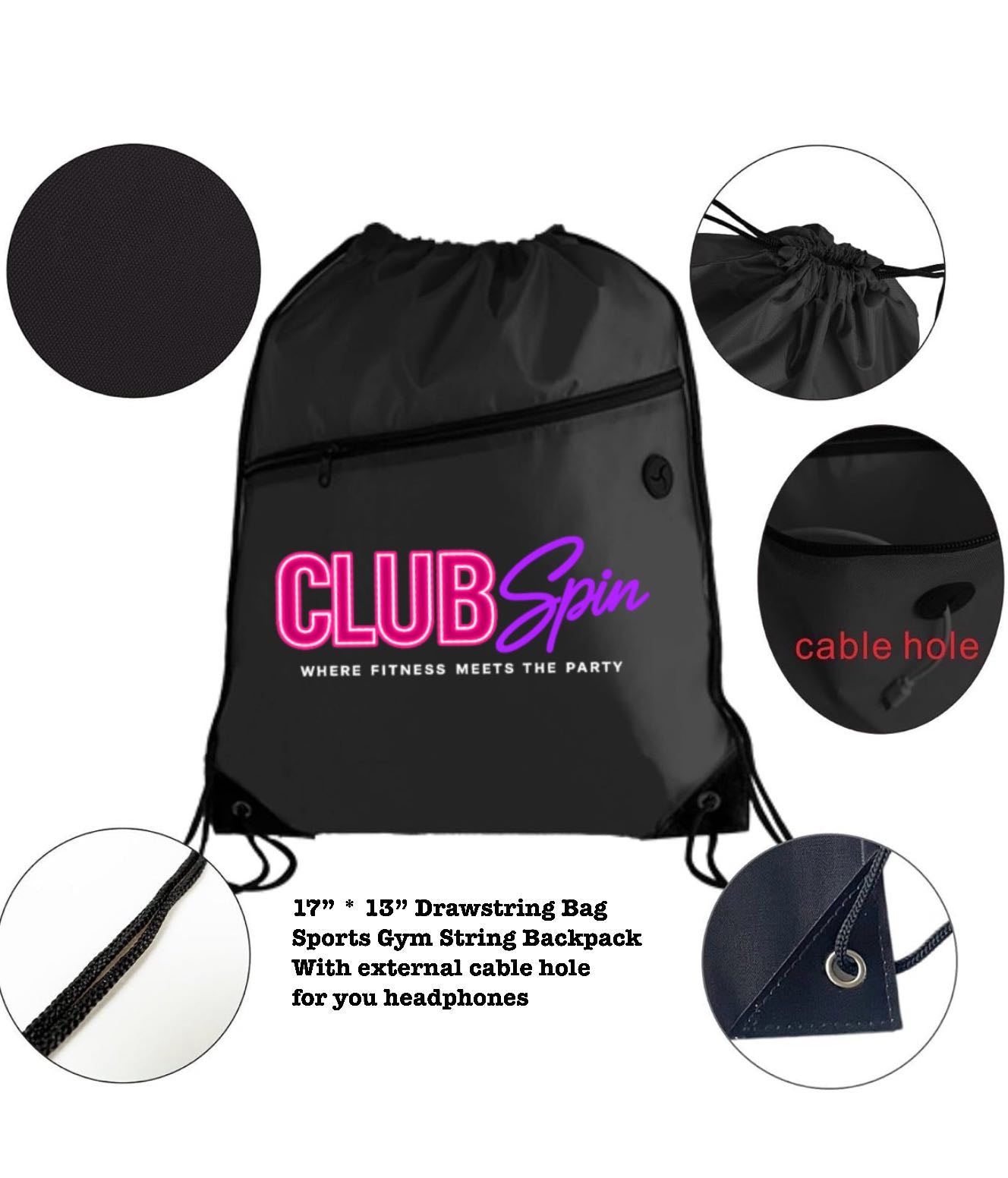 Drawstring backpack design 4