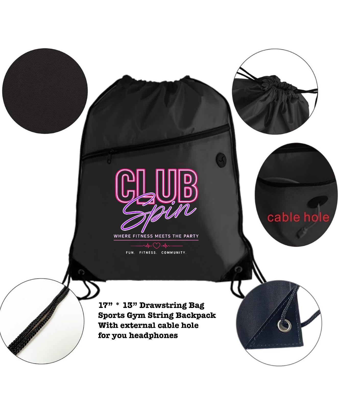 Drawstring backpack design 5