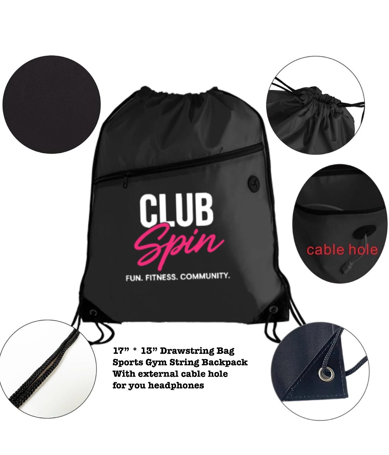 Drawstring backpack design 6