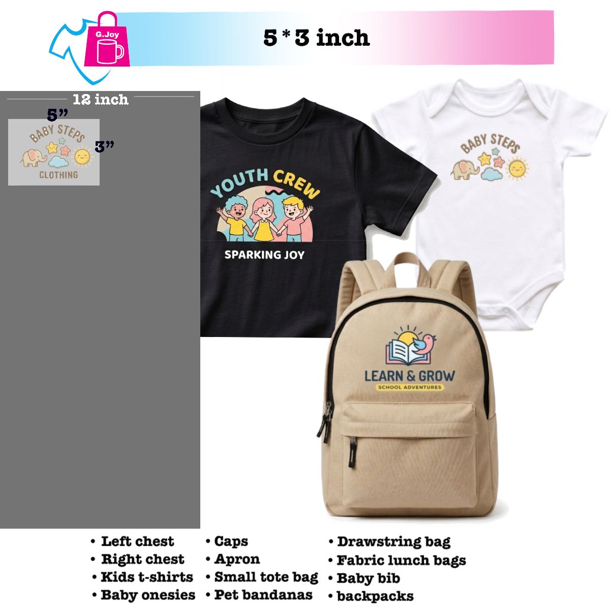 DTF Transfer By Size