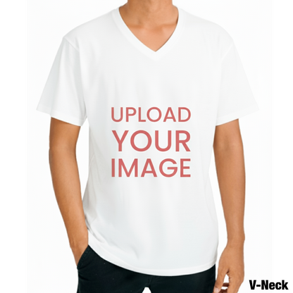 Personalized Unisex Softstyle® V-Neck T-Shirt - 64V00