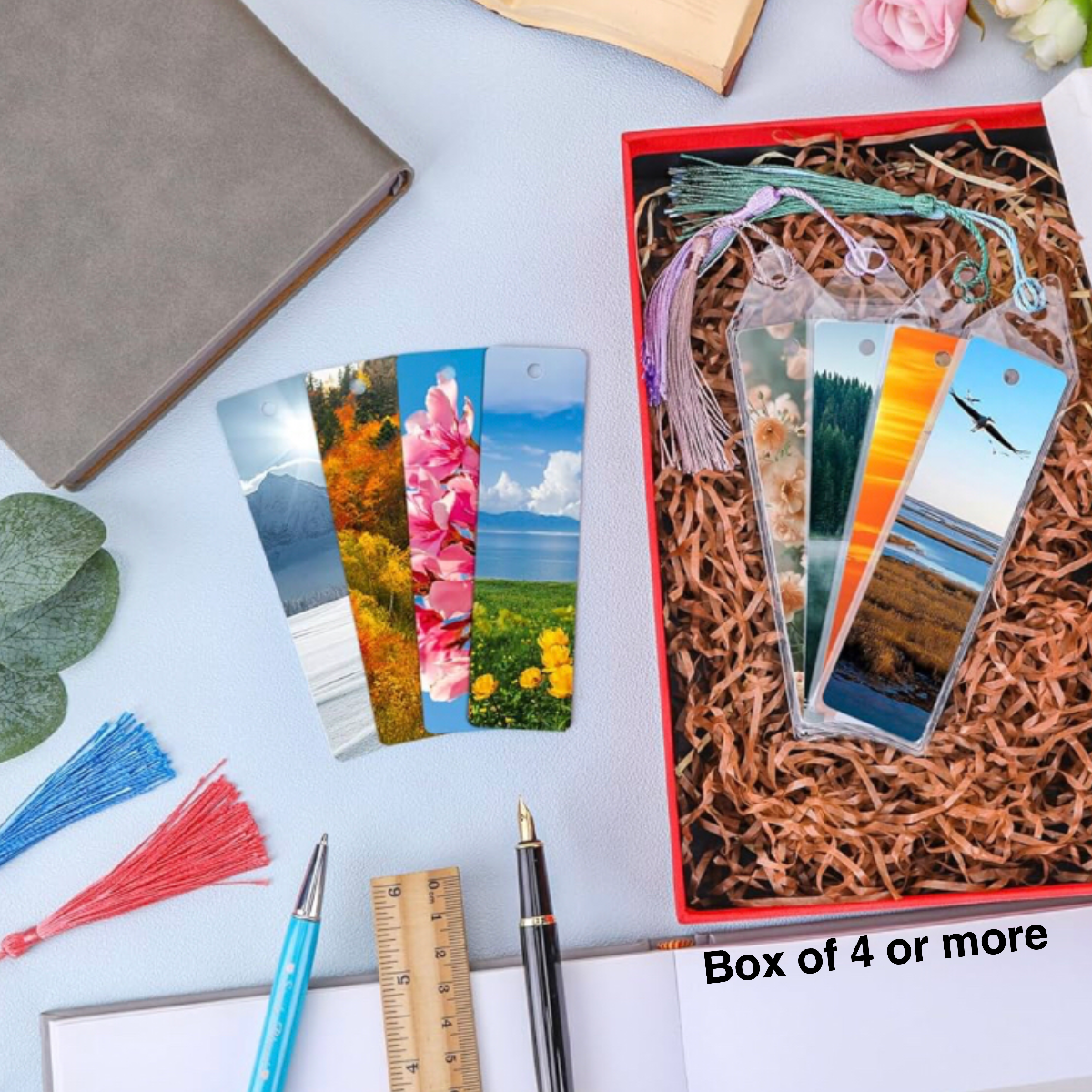 Personalized Metal Bookmark - Double Sided Print