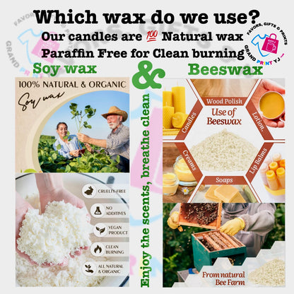 Personalized Rose Bouquet - Medium - Scented Candle