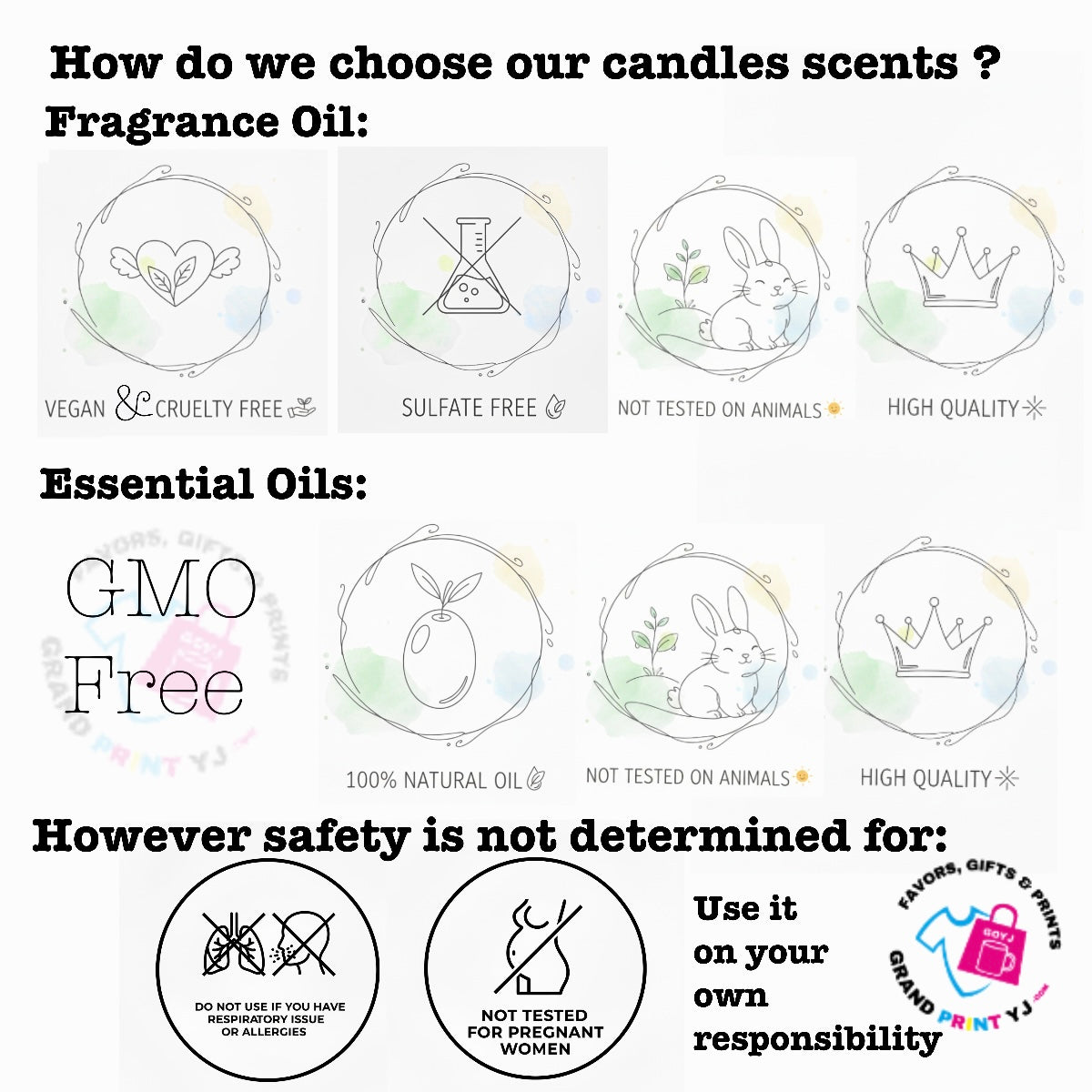 Personalized Rose Bouquet - Medium - Scented Candle