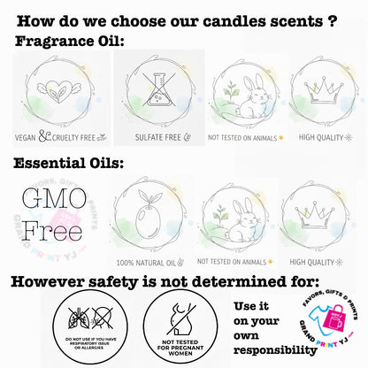 Personalized Rose Bouquet - Medium - Scented Candle