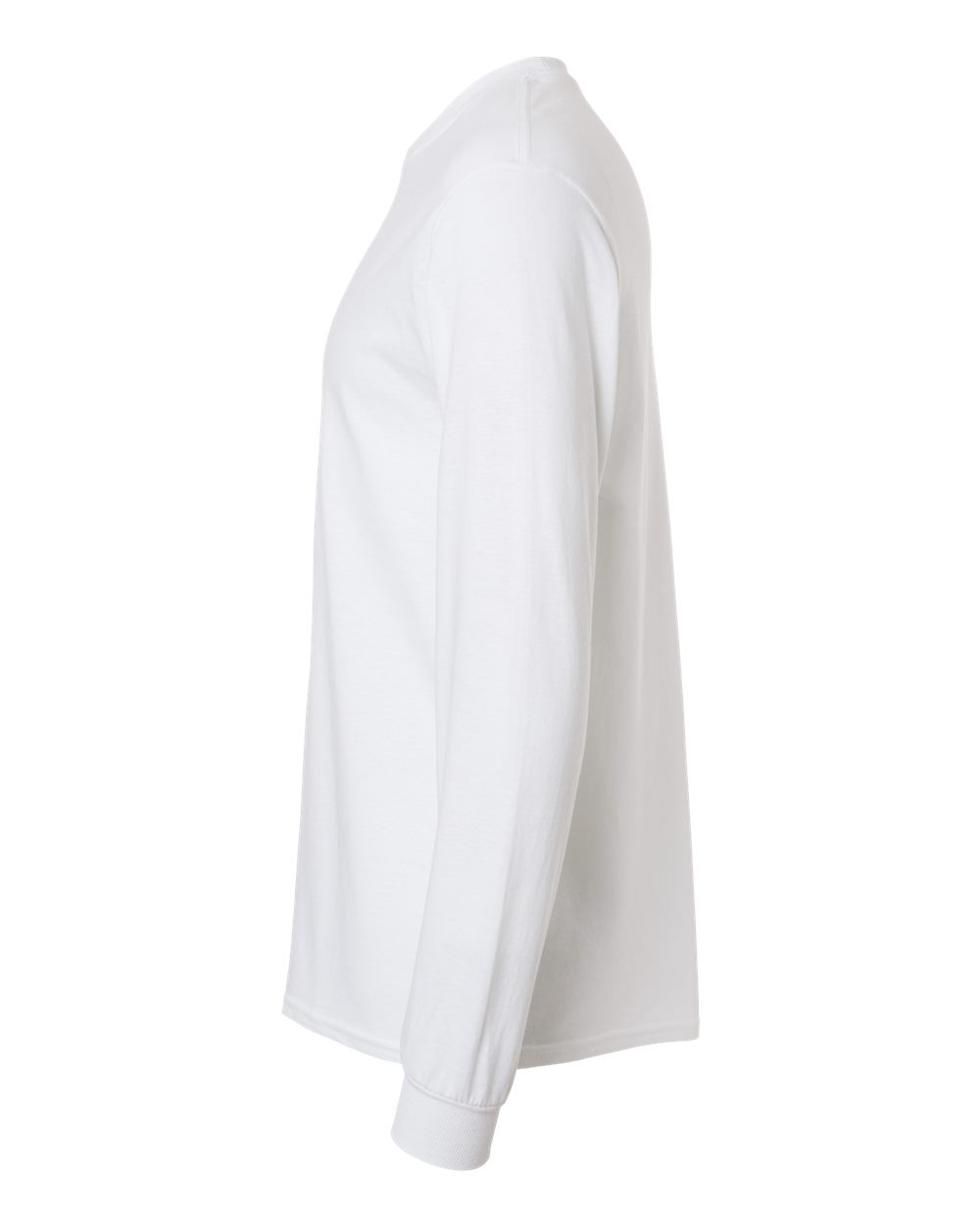 White long-sleeve top on a white background