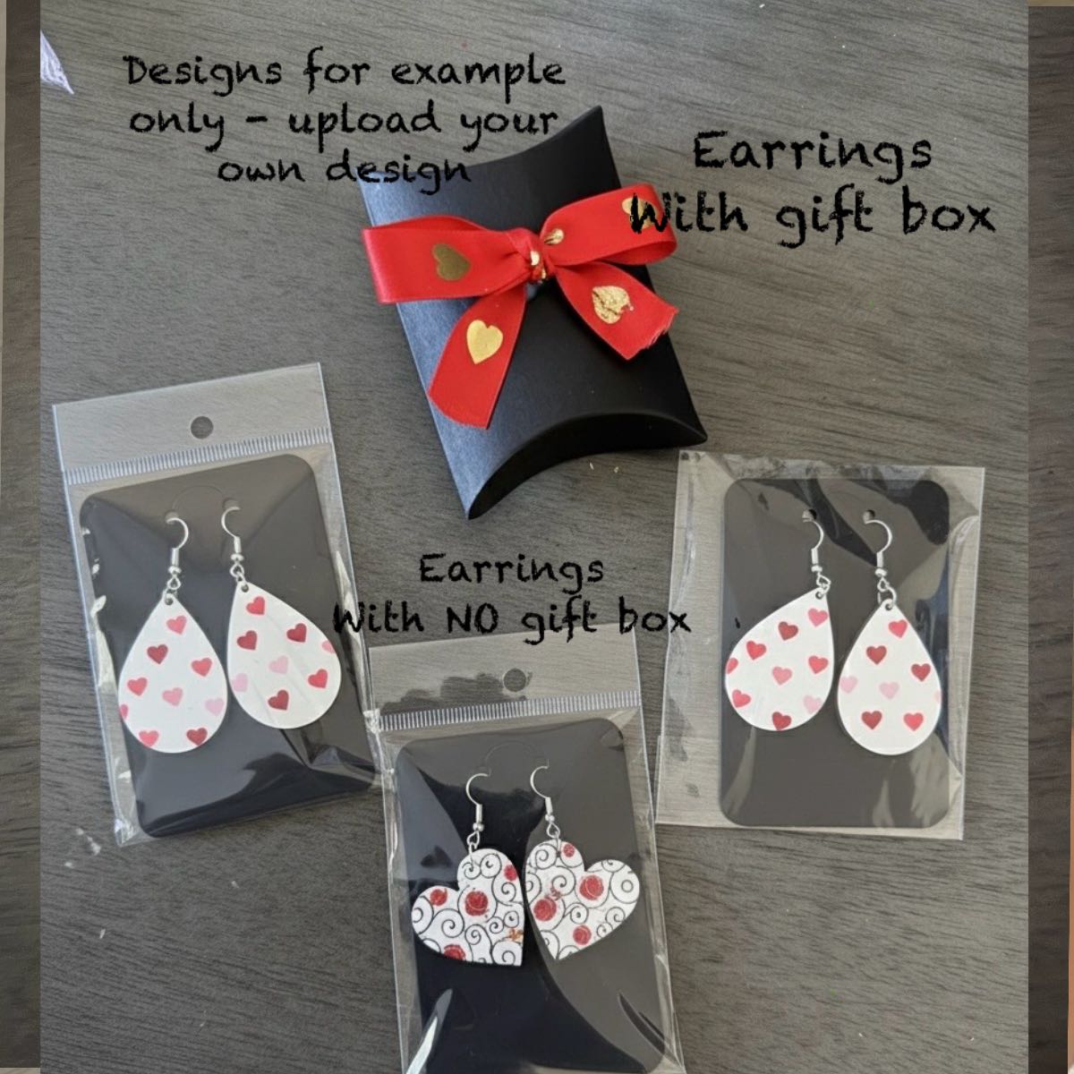 Personalized Earrings – Personalized Double Sided