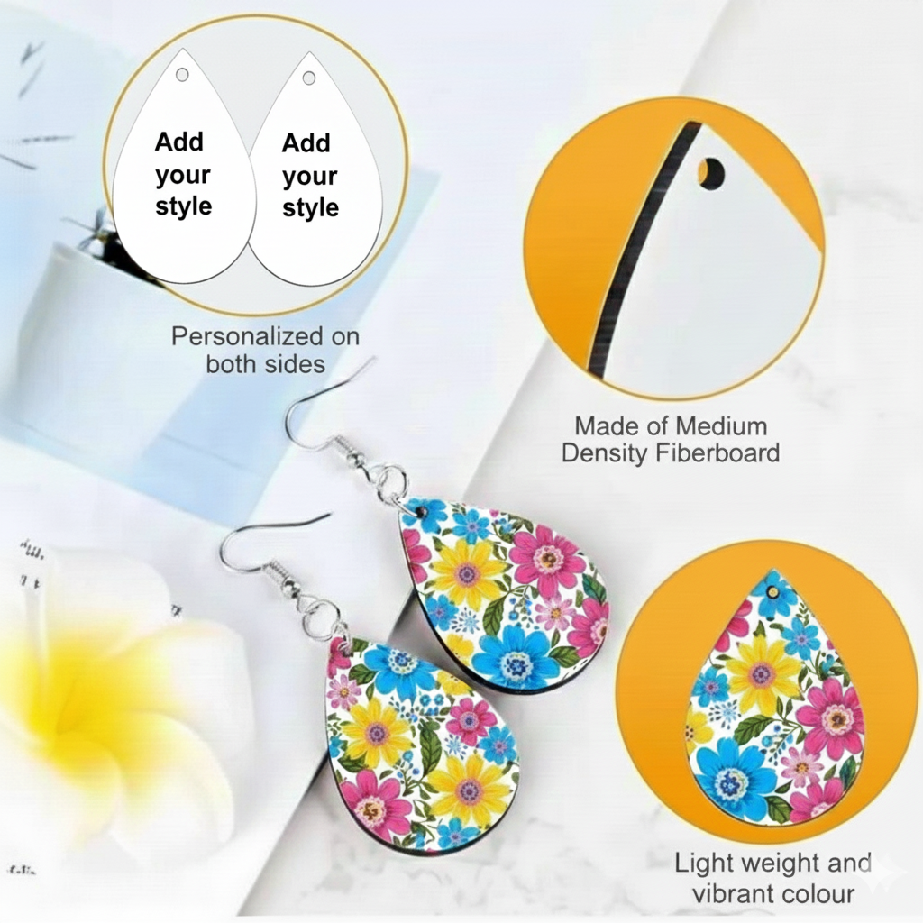 Personalized Earrings – Personalized Double Sided