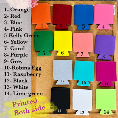 One pc Personalized Koosies