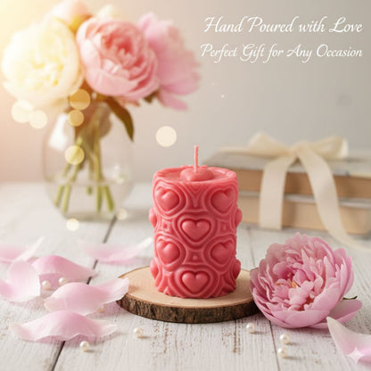 Everlasting Heart | Pillar Candle | Oval Cylinder |4.5 oz