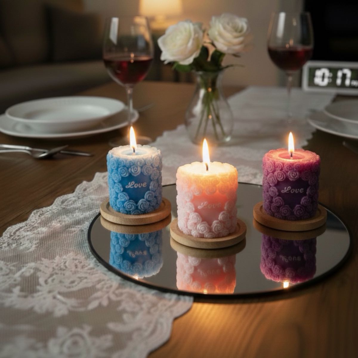 Candle That Speaks Love | Pillar Candle | Oval Cylinder | 4.5 oz