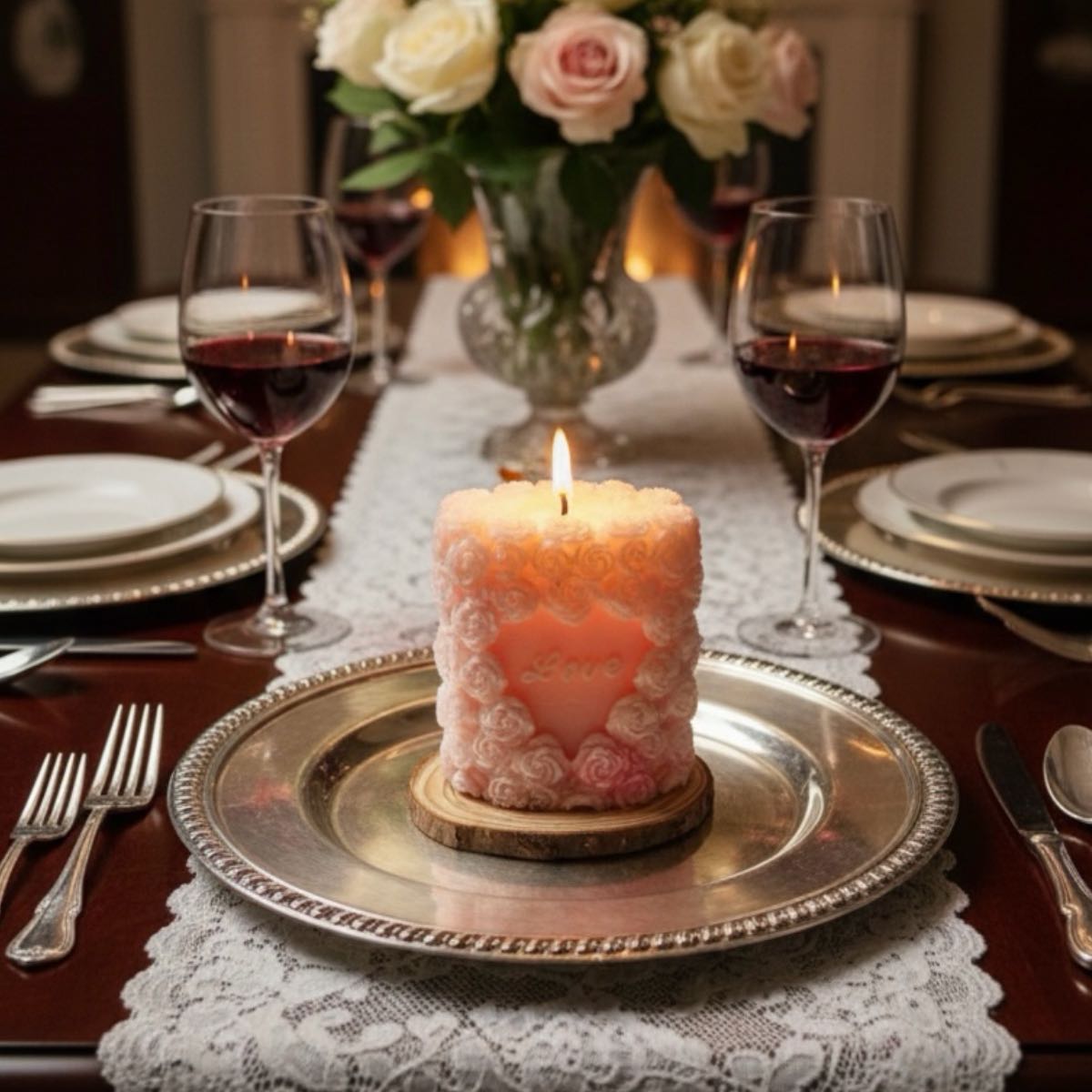 Candle That Speaks Love | Pillar Candle | Oval Cylinder | 4.5 oz