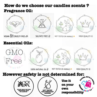 Candle That Speaks Love | Pillar Candle | Oval Cylinder | 4.5 oz