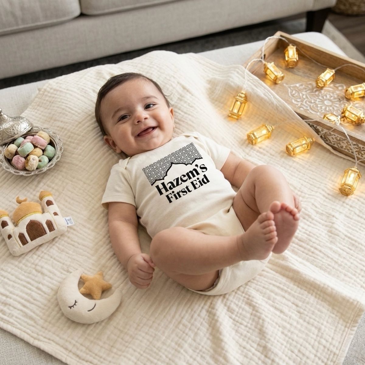 First Eid Personalized Baby Onesies - Ramadan
