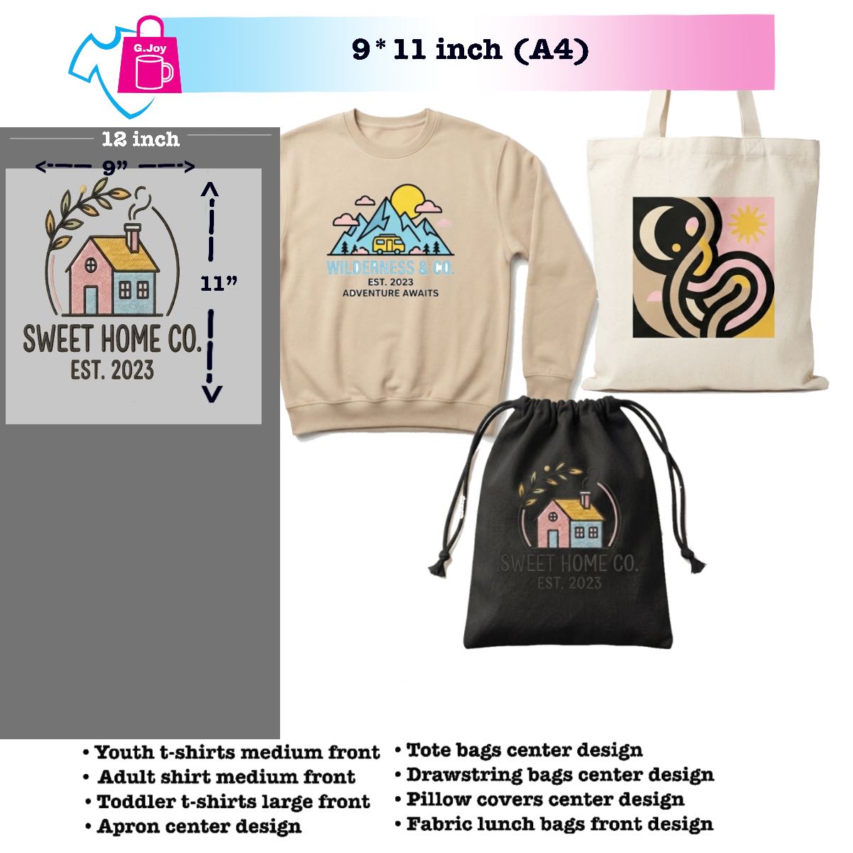 DTF Transfer By Size