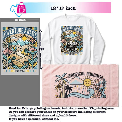 DTF Transfer By Size