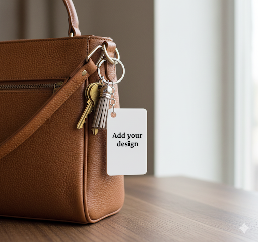 Personalized Metal Keychain Different Shapes- Both sides- 1mm