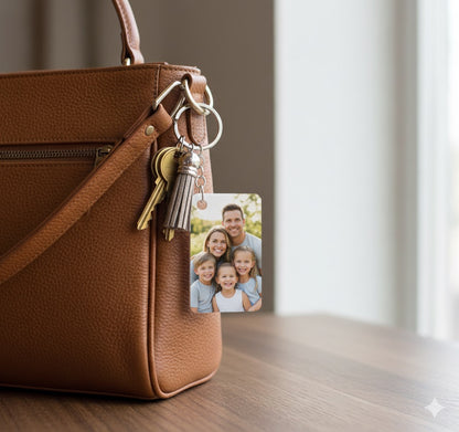 Personalized Metal Keychain Different Shapes- Both sides- 1mm