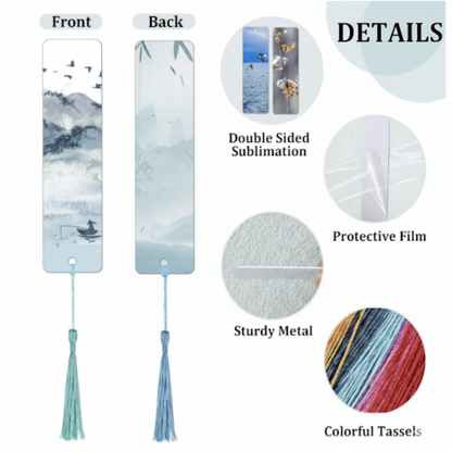 Personalized Gift bundle-Stainless Steel Skinny Tumbler and Bookmark