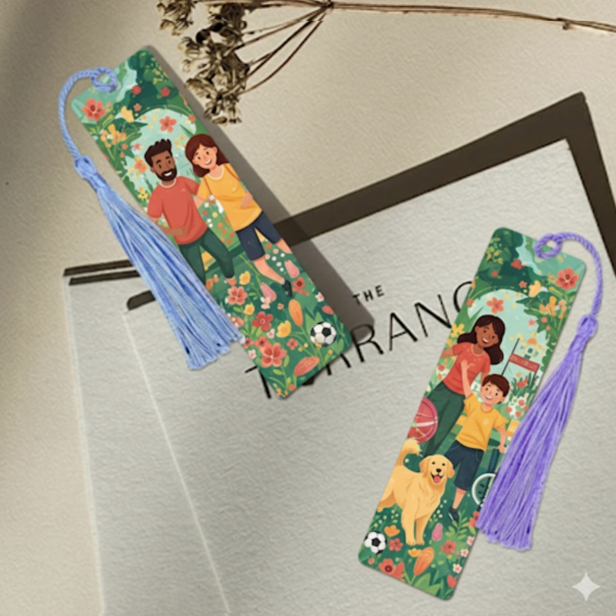 Personalized Metal Bookmark - Double Sided Print
