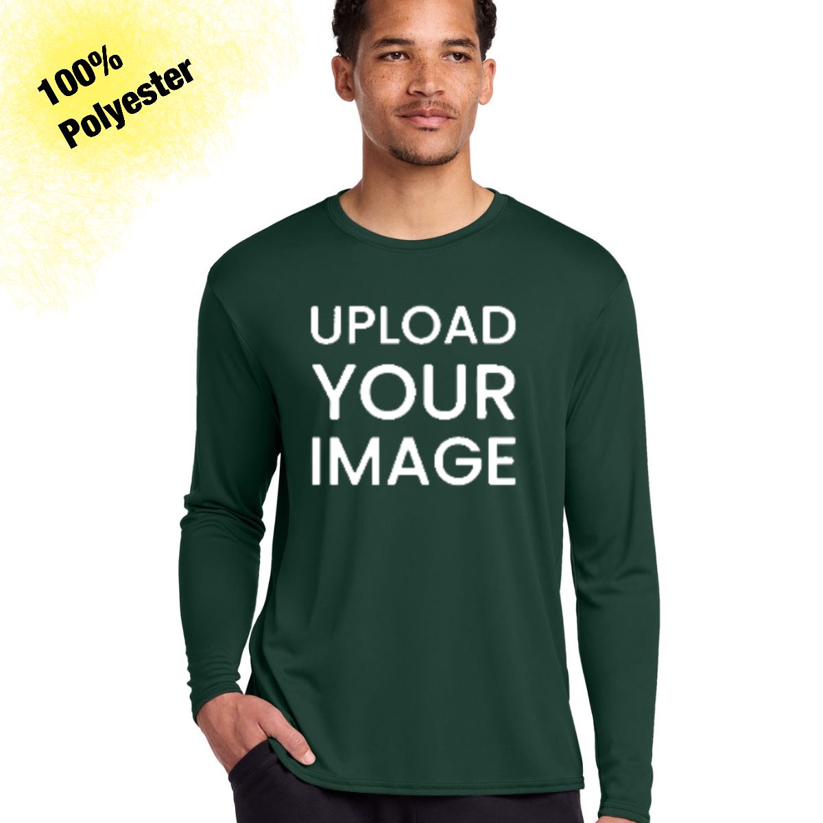 Port & Co Long Sleeve Performance Tee. PC380LS
