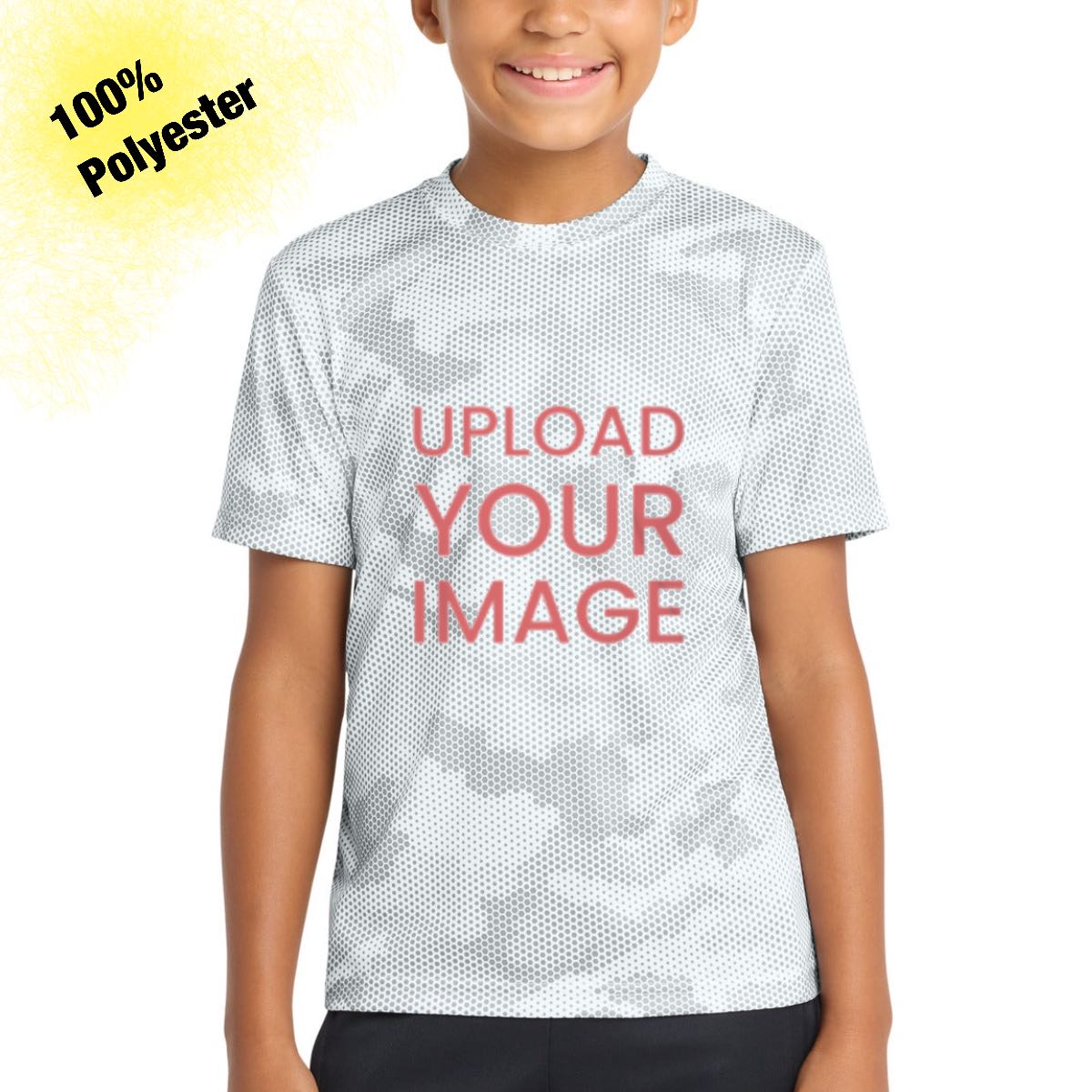 Sport-Tek Youth CamoHex Tee. YST370
