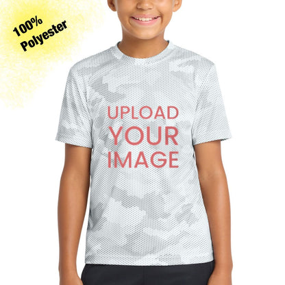 Sport-Tek Youth CamoHex Tee. YST370