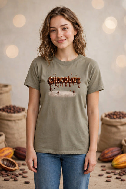 Chocolate -Gildan G200 Adult Ultra Cotton 6 oz. T-Shirt