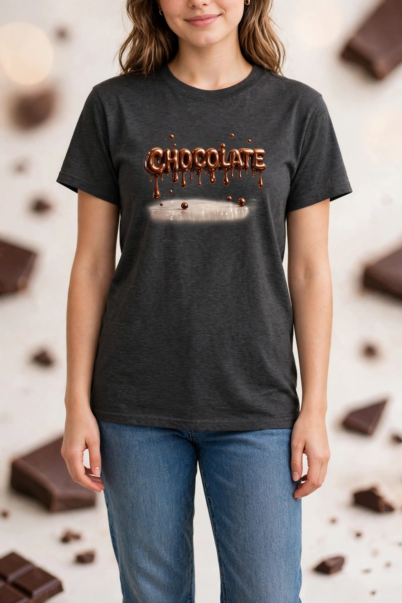 Chocolate -Gildan G200 Adult Ultra Cotton 6 oz. T-Shirt