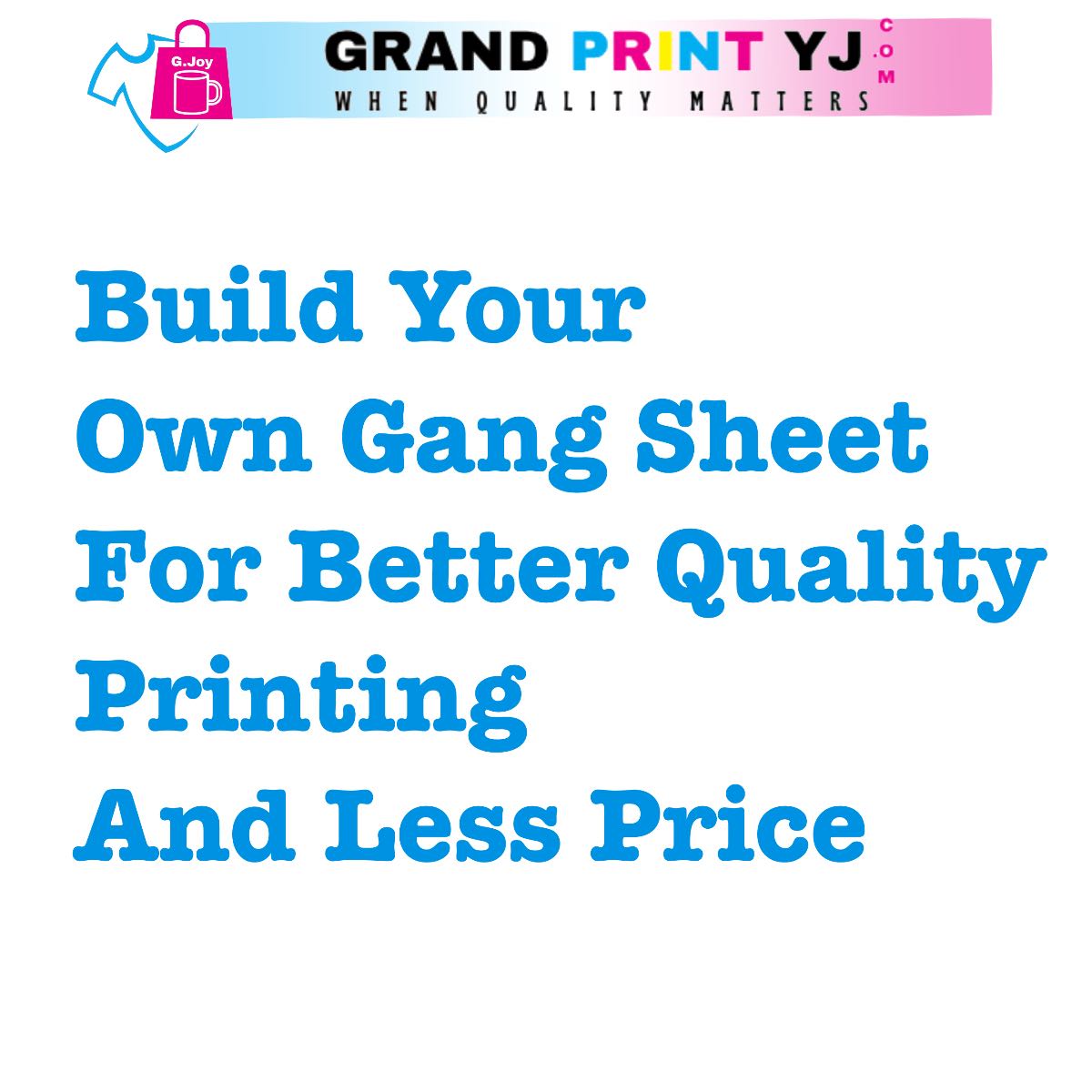 DTF Transfer By Size. Print No Press