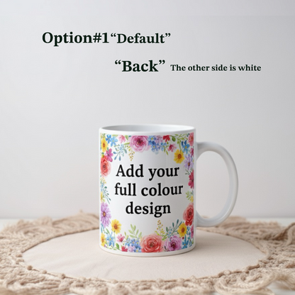 Personalized Coffee Mug-C Handle – 11 oz Different Colors