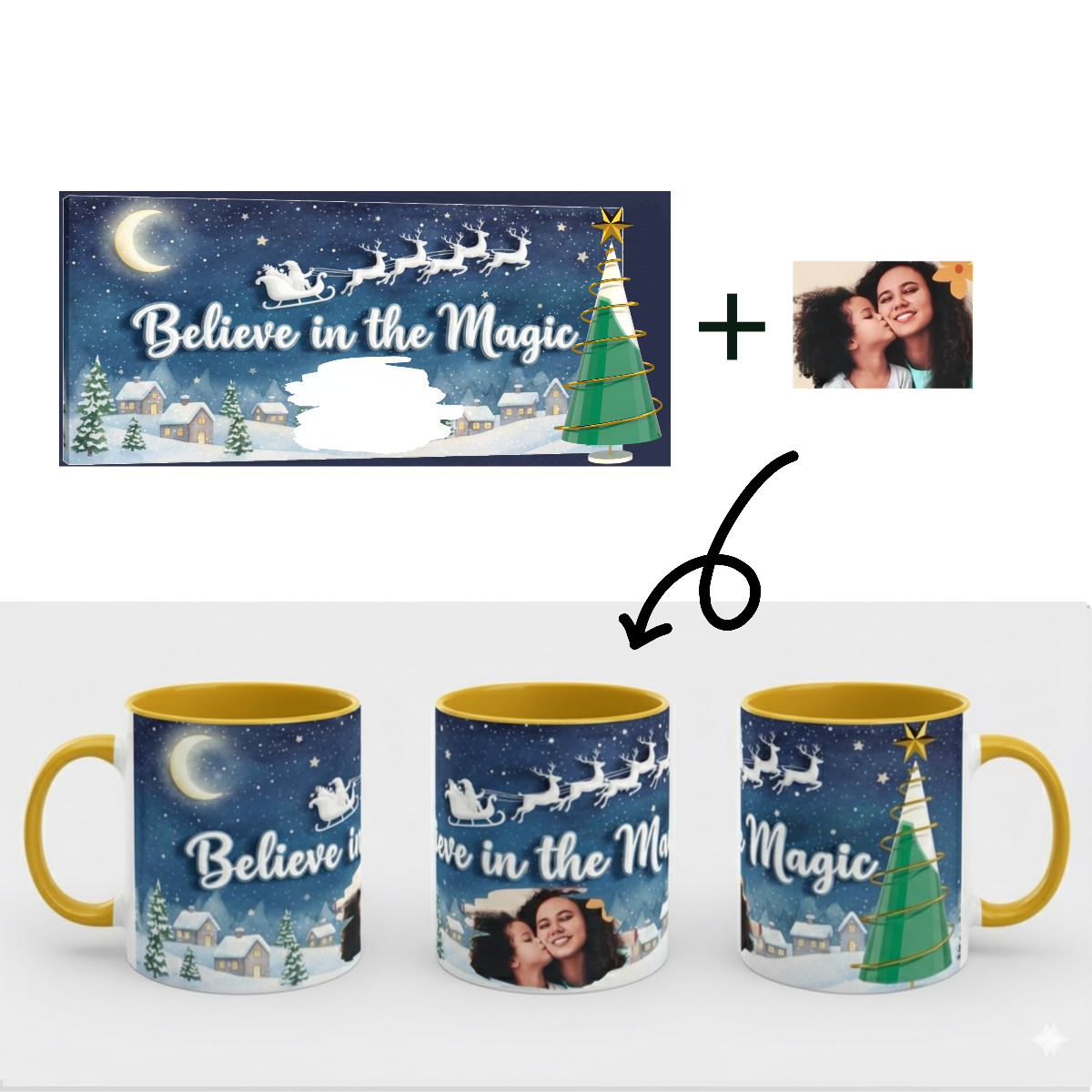 Believe in the Magic _ Personalized coffee mug 11 oz